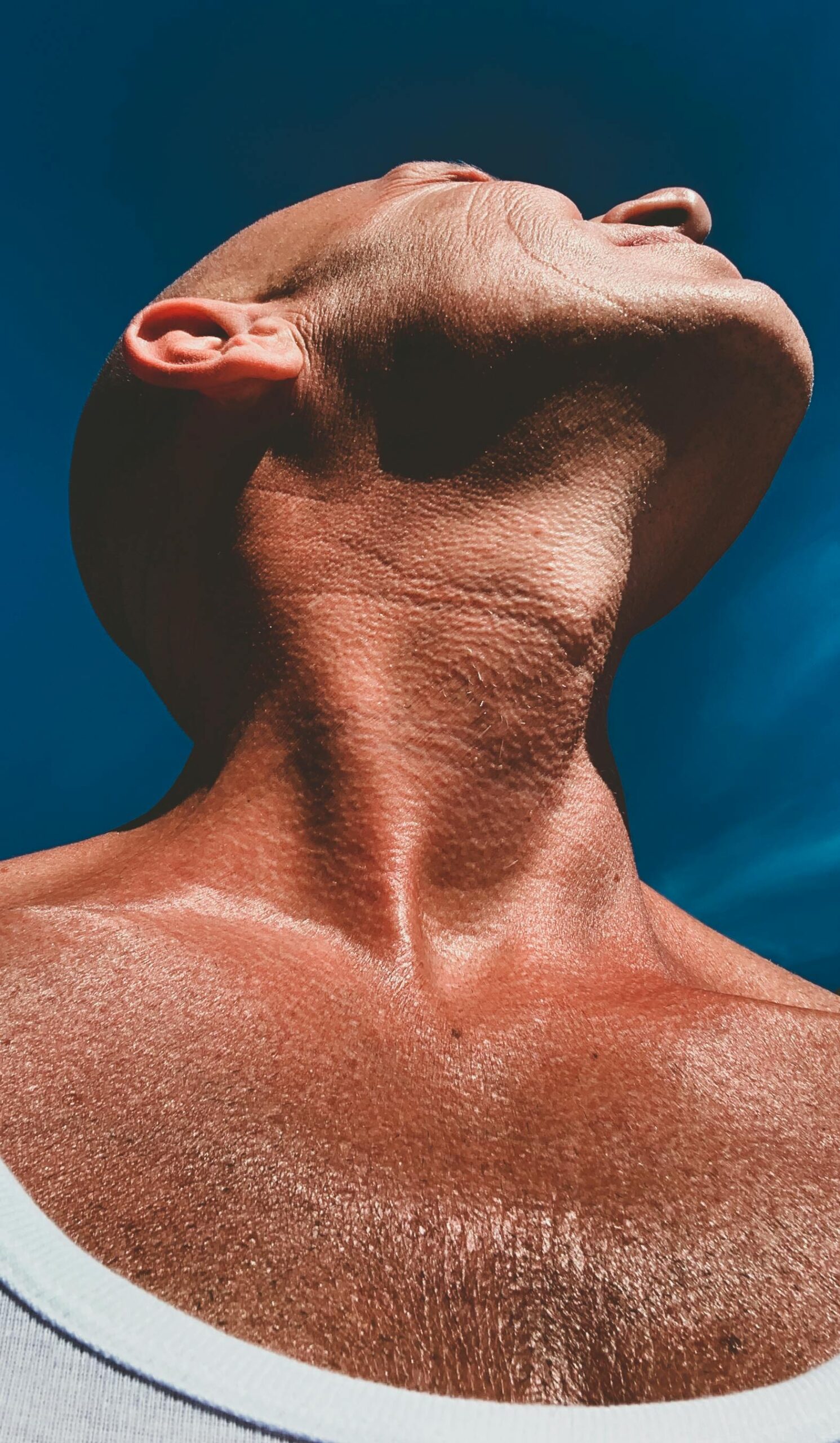 Close-up of smooth skin after hair removal, showing post-waxing care.