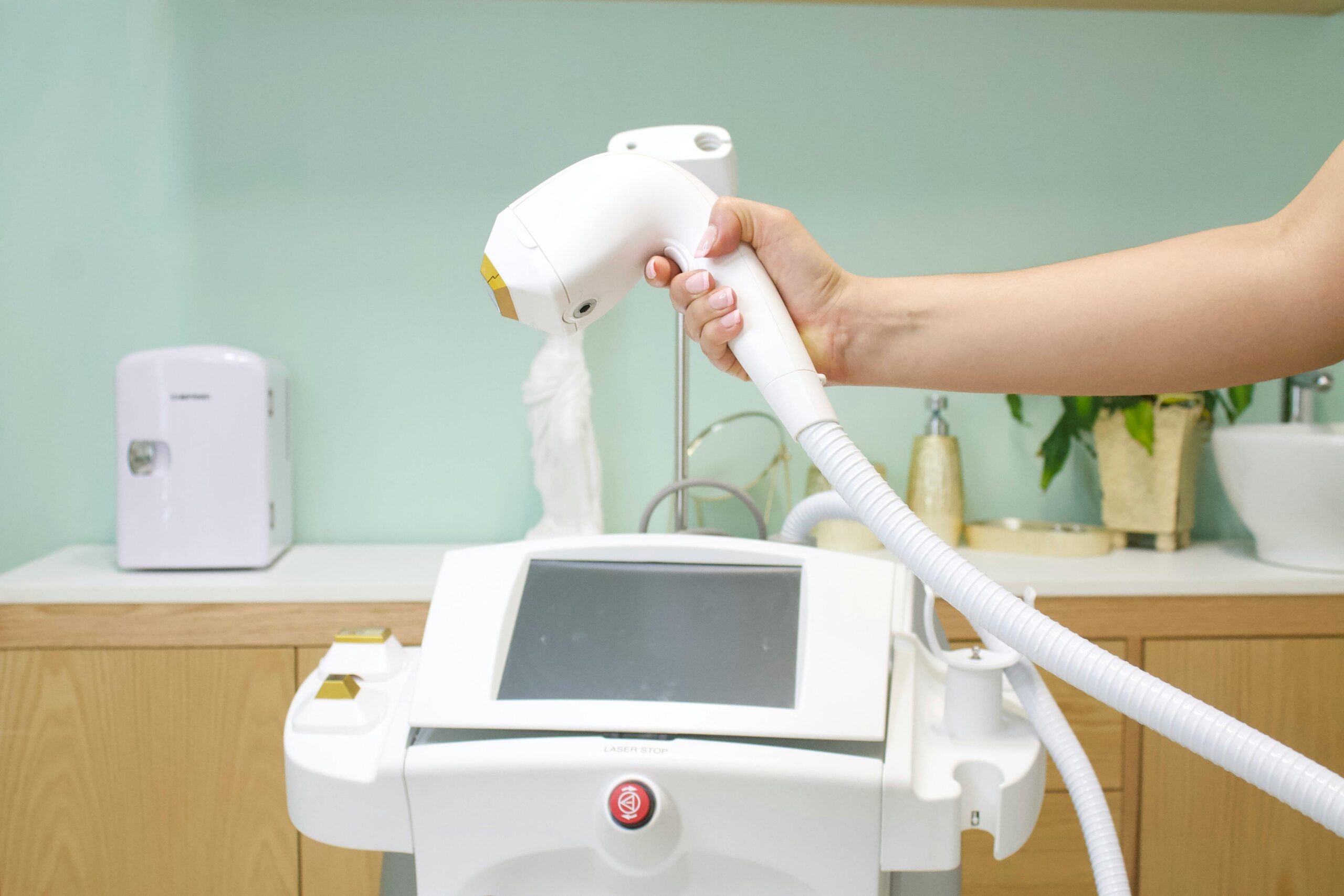 Laser hair removal preparation: Clean skin maximizes effective laser treatment.