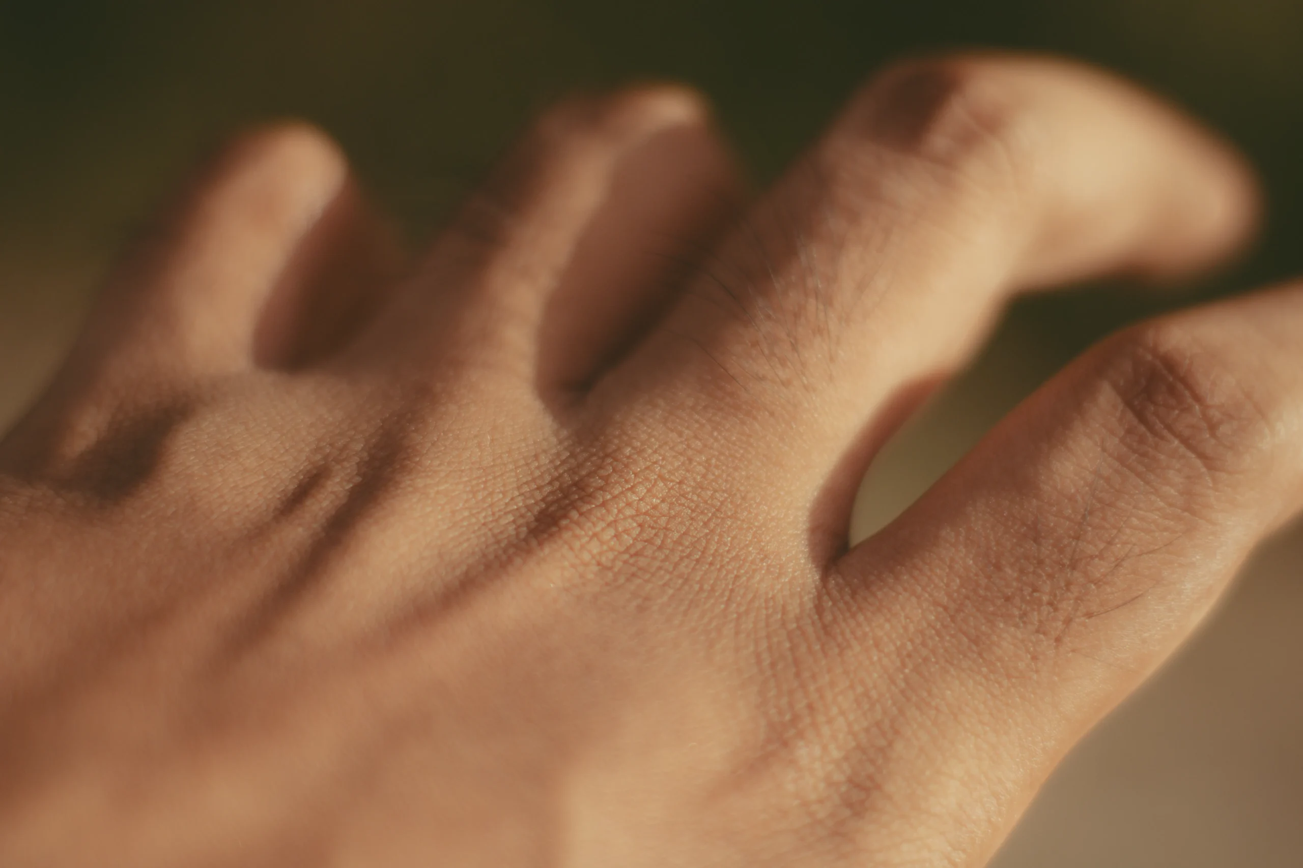 skin pores close up